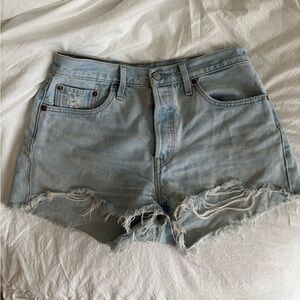 levi’s 501 denim shorts